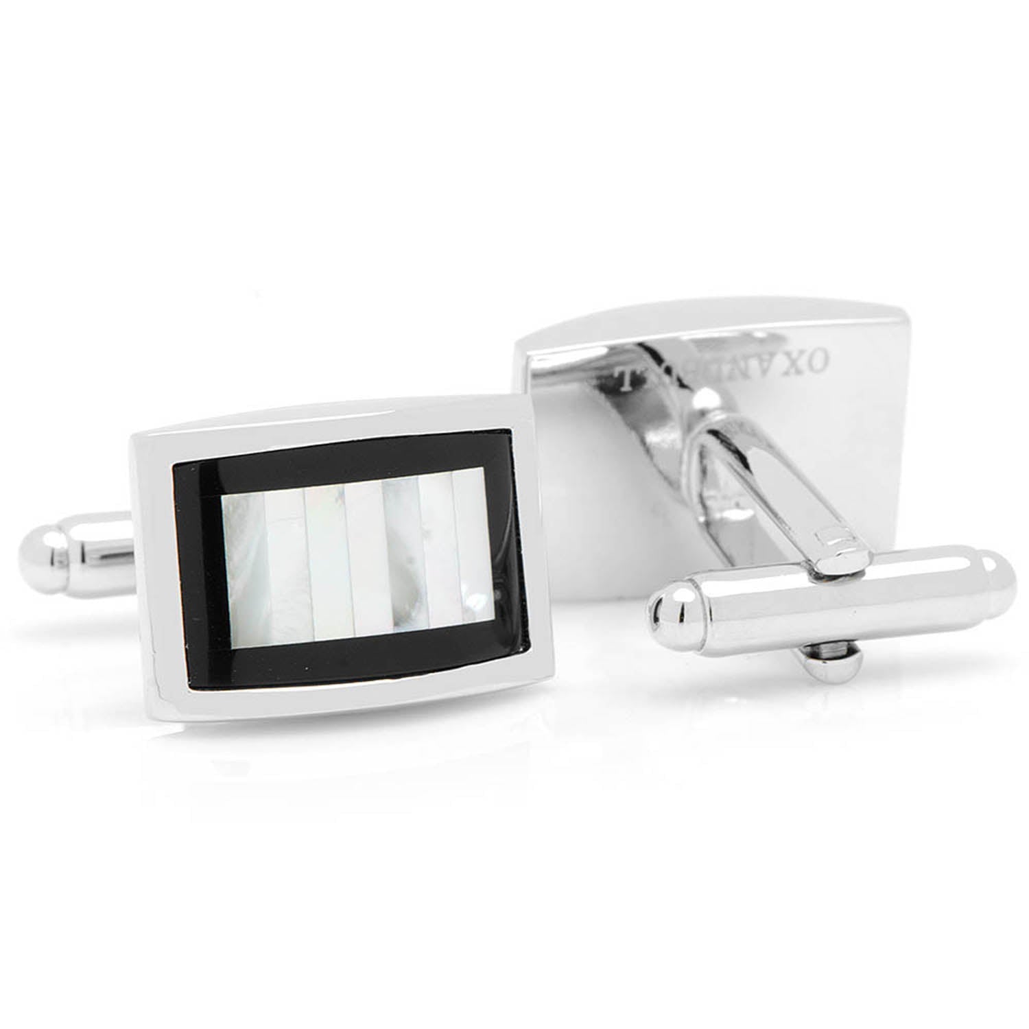 Onyx and Mother of Pearl Key Cufflinks - SARTORO831