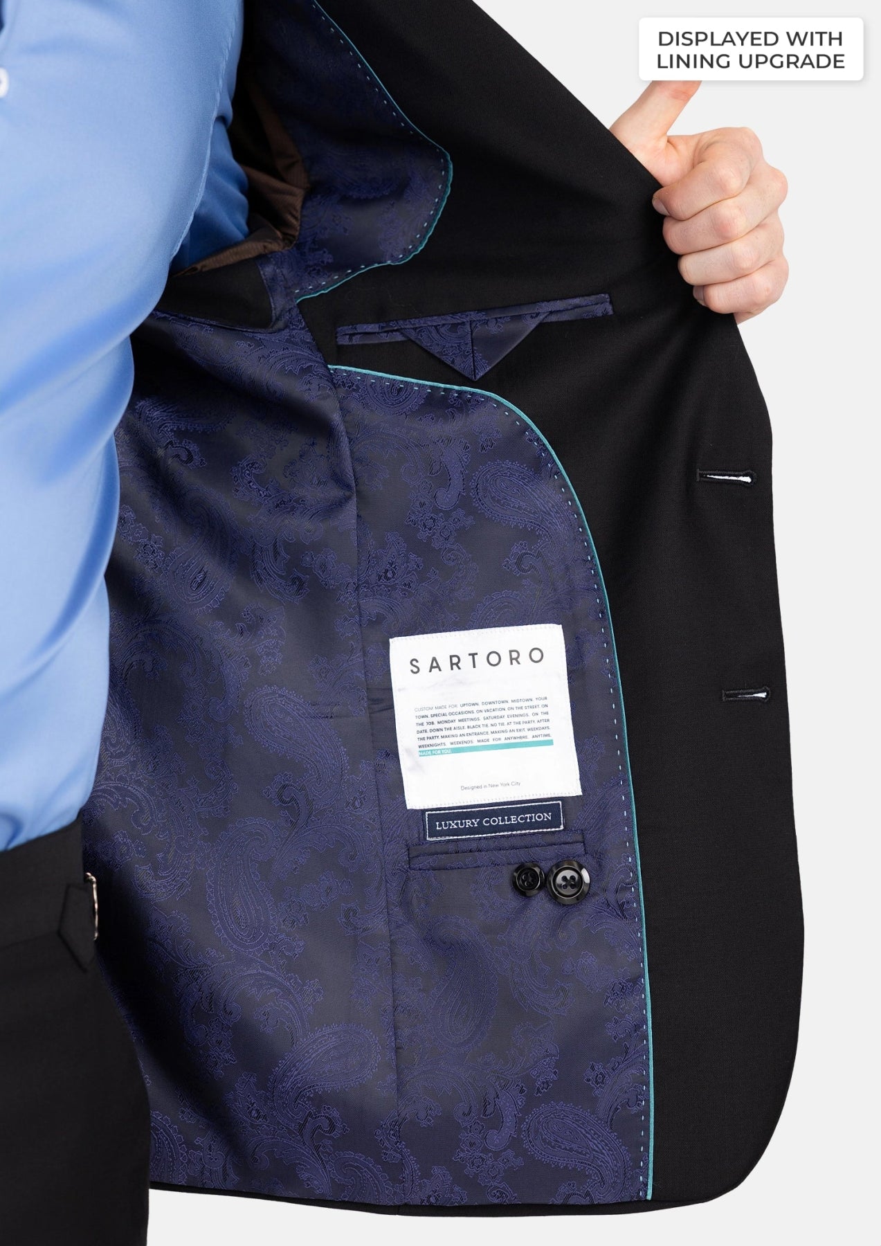 Onyx Black Bryant Suit - SARTORO