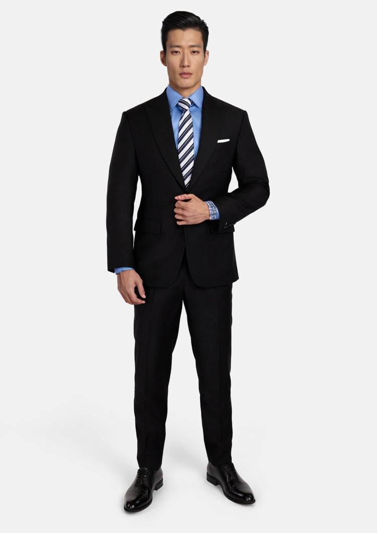 Onyx Black Bryant Suit - SARTORO833