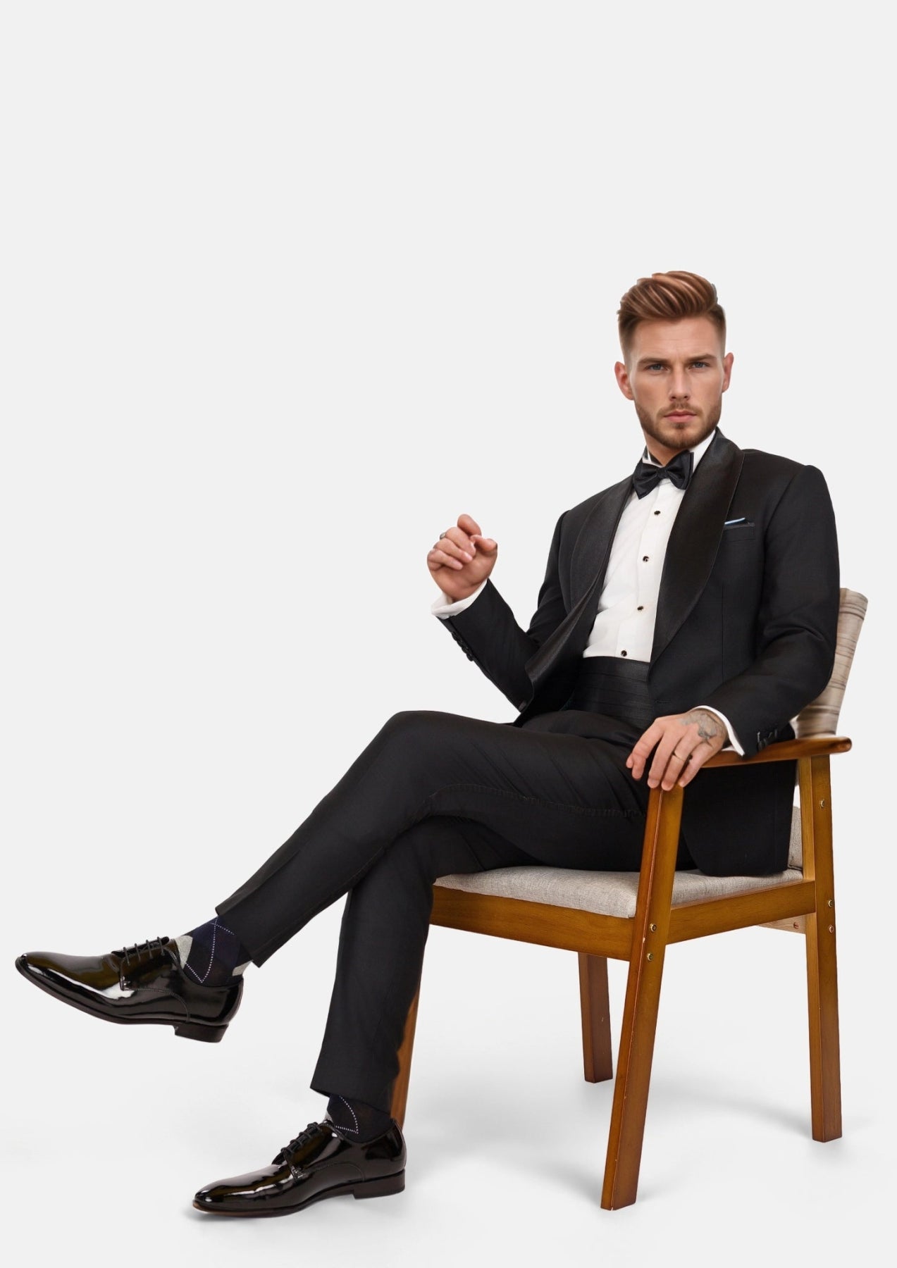 Onyx Black Monroe Tuxedo - SARTORO
