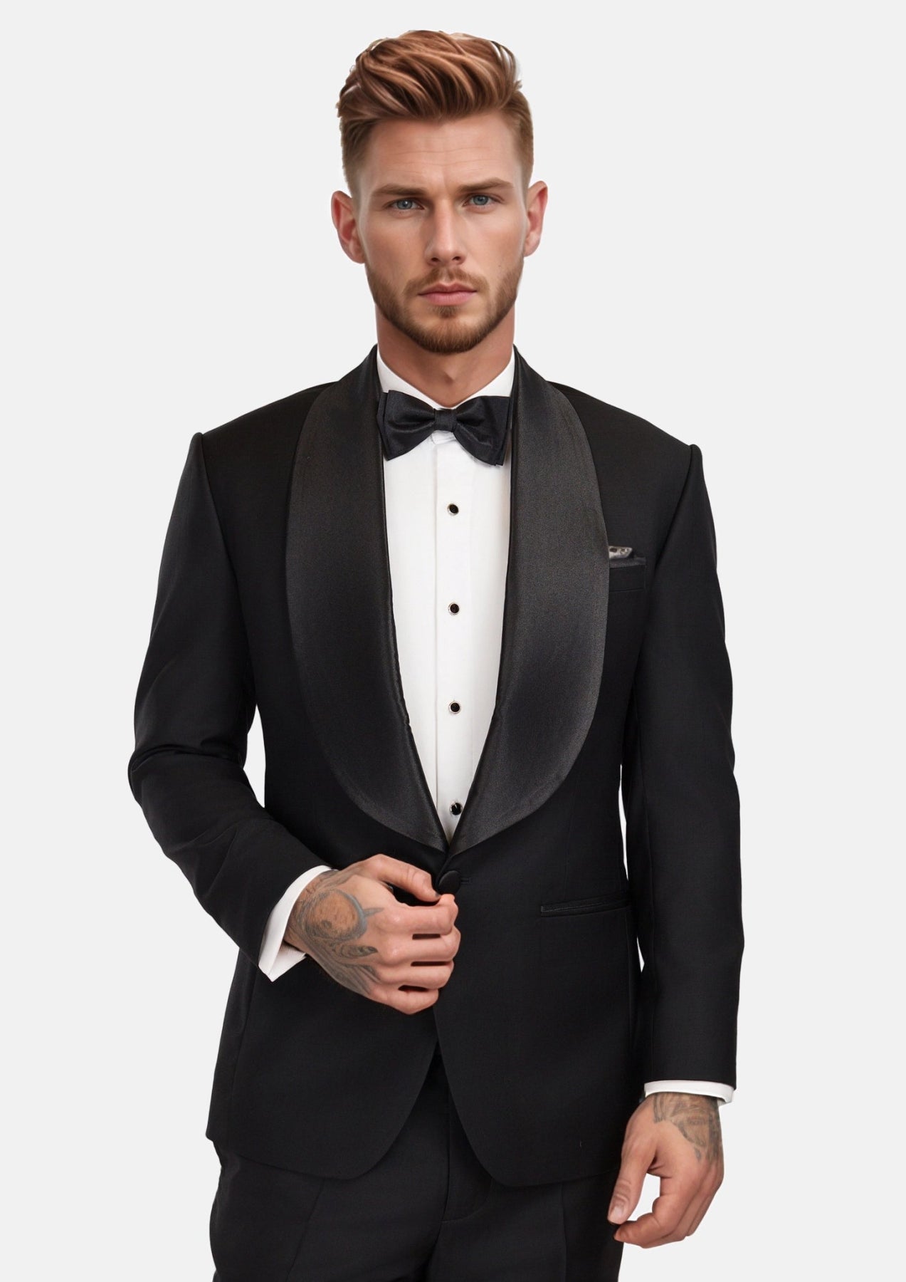 Onyx Black Monroe Tuxedo - SARTORO