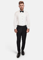 Onyx Black Tuxedo Pants - SARTORO288