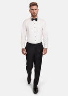 Onyx Black Tuxedo Pants - SARTORO934