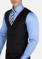 Onyx Black Vest - SARTORO63