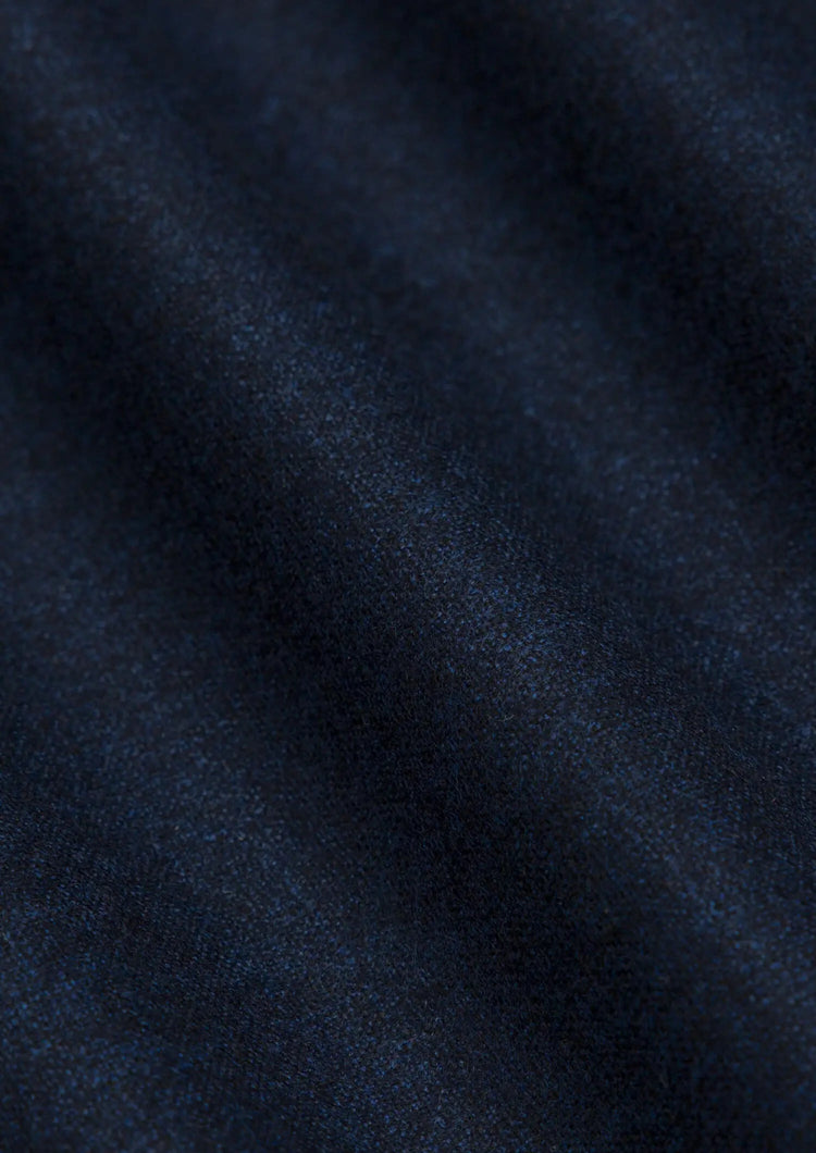 Oxford Blue Flannel Vest - SARTORO142
