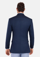 Oxford Blue Flannel Waverly Jacket - SARTORO357