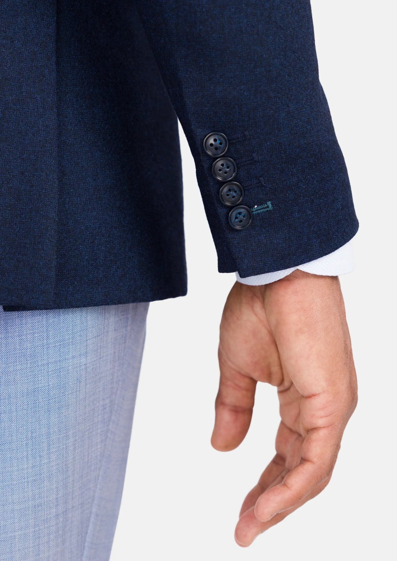 Oxford Blue Flannel Waverly Jacket - SARTORO