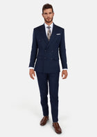 Oxford Blue Flannel Waverly Suit - SARTORO481
