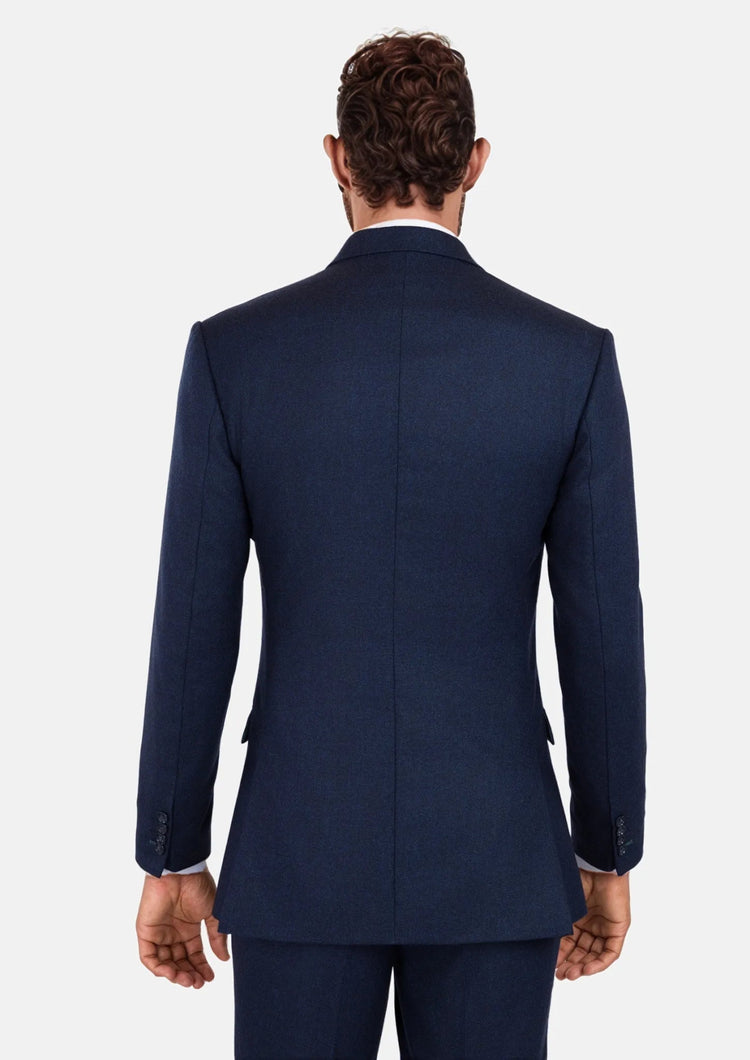 Oxford Blue Flannel Waverly Suit - SARTORO562