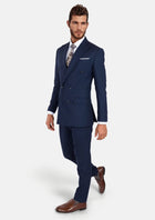 Oxford Blue Flannel Waverly Suit - SARTORO175