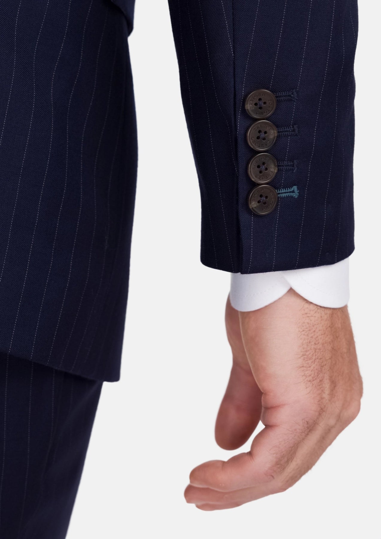 Oxford Blue Pinstripe Thompson Jacket - SARTORO