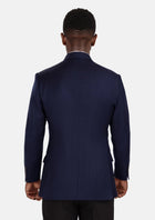 Oxford Blue Pinstripe Thompson Jacket - SARTORO373