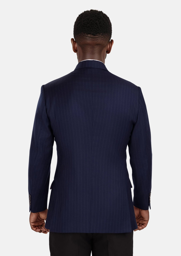 Oxford Blue Pinstripe Thompson Jacket - SARTORO751