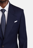 Oxford Blue Pinstripe Thompson Suit - SARTORO144