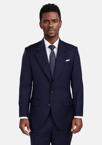 Oxford Blue Pinstripe Thompson Suit
