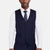 Oxford Blue Pinstripe Vest - SARTORO