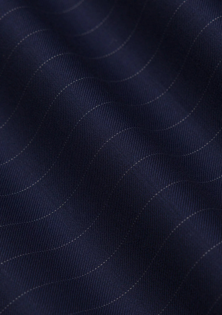 Oxford Blue Pinstripe Vest - SARTORO