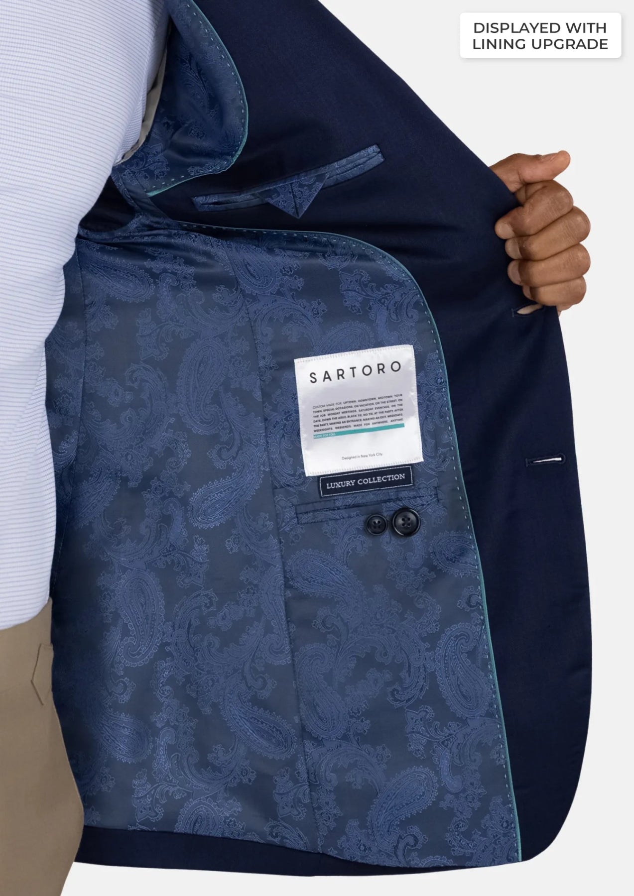 Oxford Navy Ellis Jacket