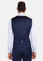 Oxford Navy Vest - SARTORO460