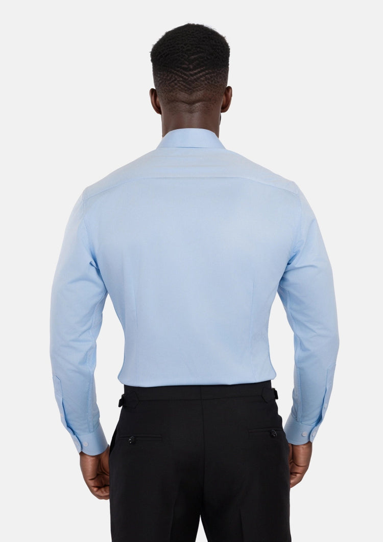 Oxford Sky Twill Shirt - SARTORO654