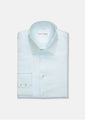 Pale Aqua End On End Shirt - SARTORO