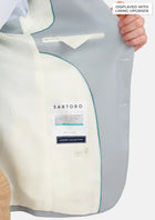Pale Blue Italian Wool Ellis Jacket - SARTORO916