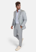 Pale Blue Italian Wool Ellis Suit - SARTORO