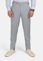 Pale Blue Italian Wool Pants - SARTORO