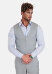 Pale Blue Italian Wool Vest