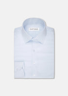 Pale Blue Microcheck Shirt - SARTORO98