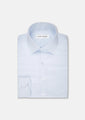 Pale Blue Microcheck Shirt - SARTORO