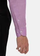 Pastel Violet Linen Shirt - SARTORO246