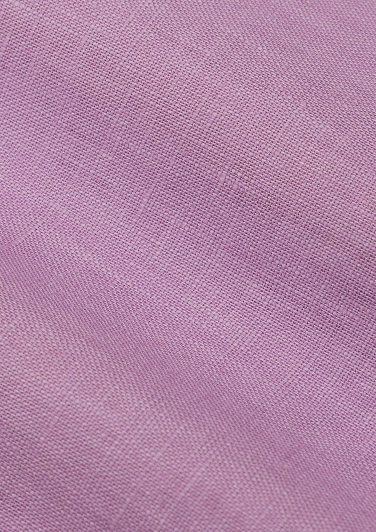 Pastel Violet Linen T-Shirt - SARTORO460