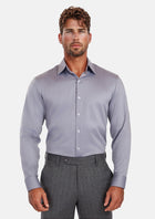 Paynes Gray Pinstripe Shirt - SARTORO937