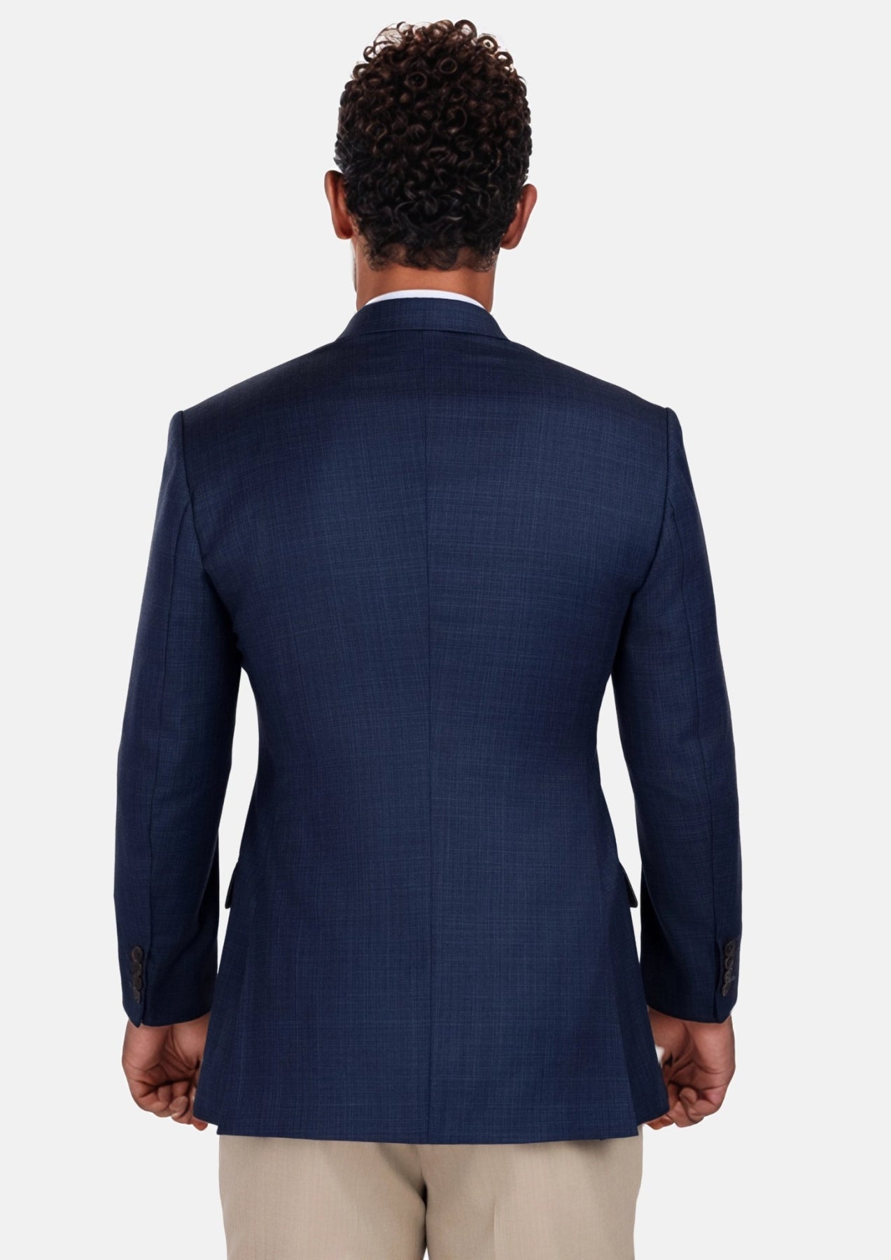 Penn Blue Sharkskin Ellis Jacket - SARTORO