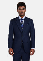 Penn Blue Sharkskin Ellis Suit - SARTORO933