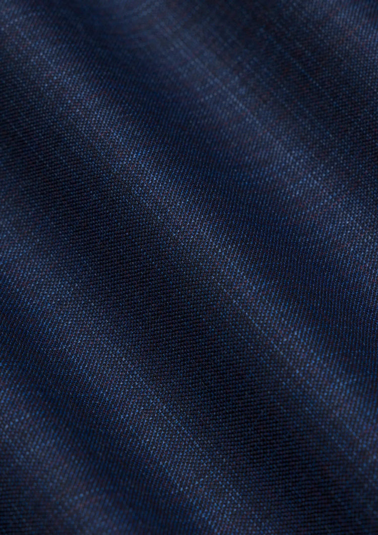 Penn Blue Sharkskin Vest - SARTORO507