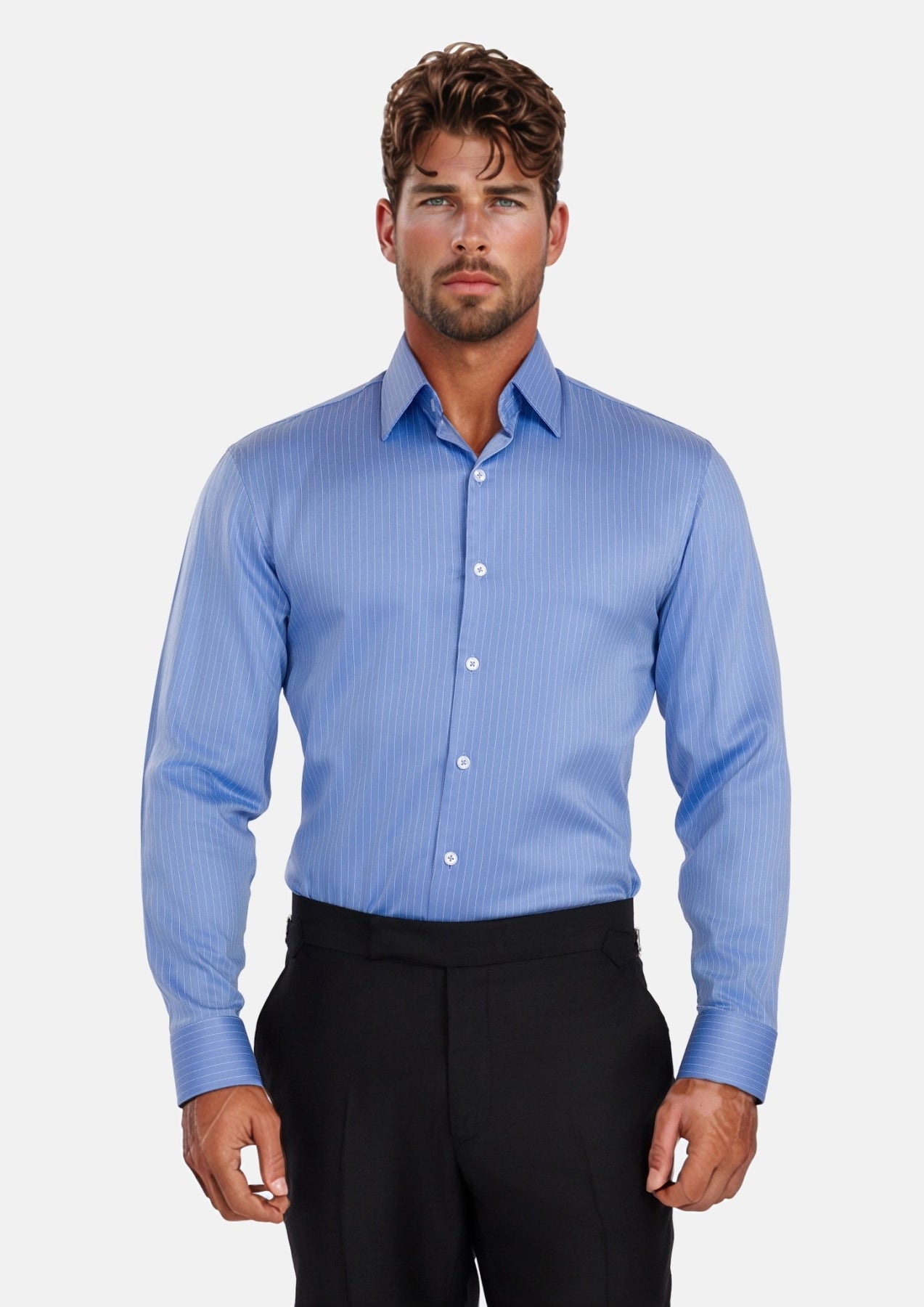 Philly Blue Ultrasoft Bamboo Shirt - SARTORO