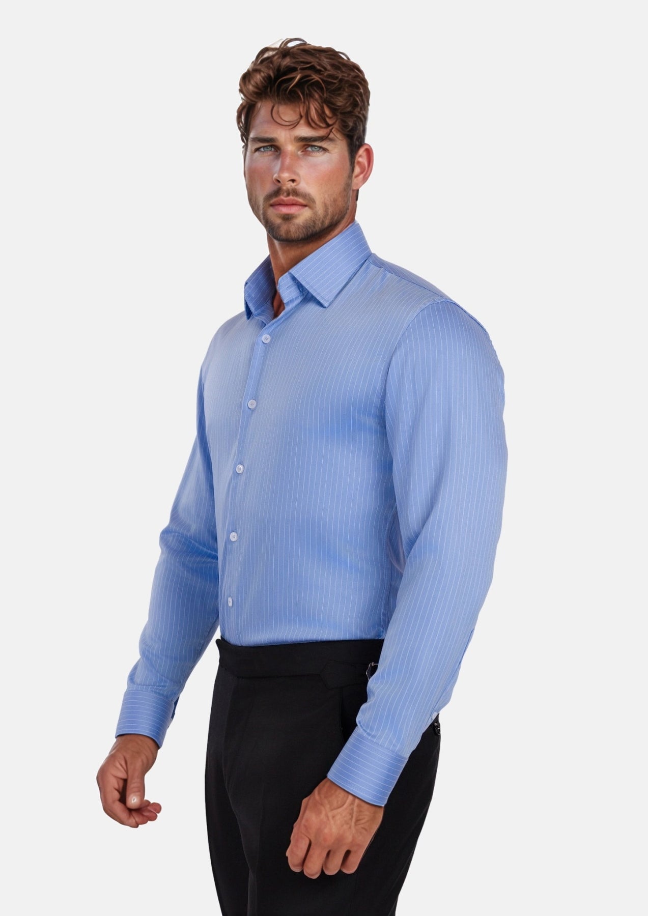 Philly Blue Ultrasoft Bamboo Shirt - SARTORO