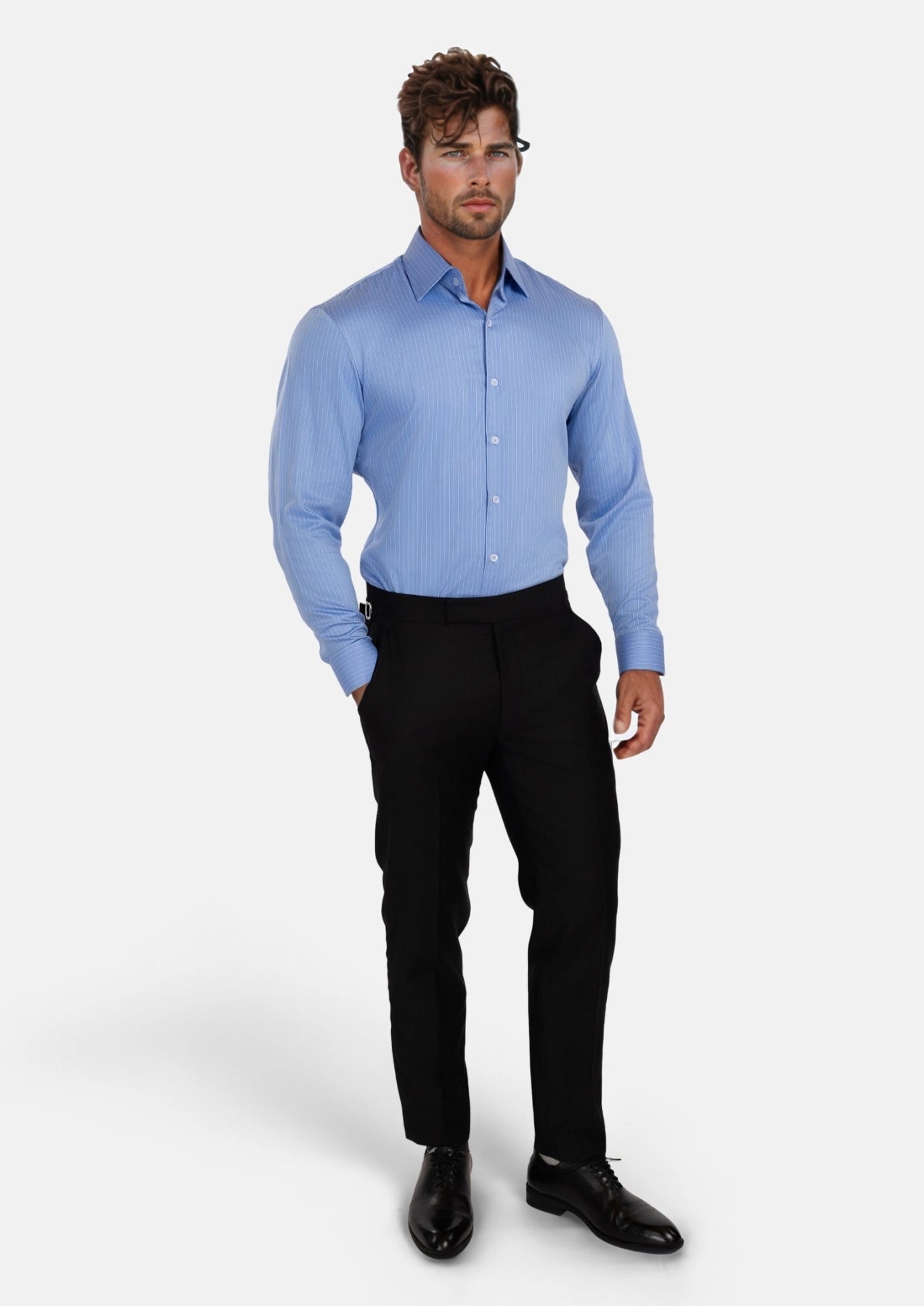 Philly Blue Ultrasoft Bamboo Shirt - SARTORO