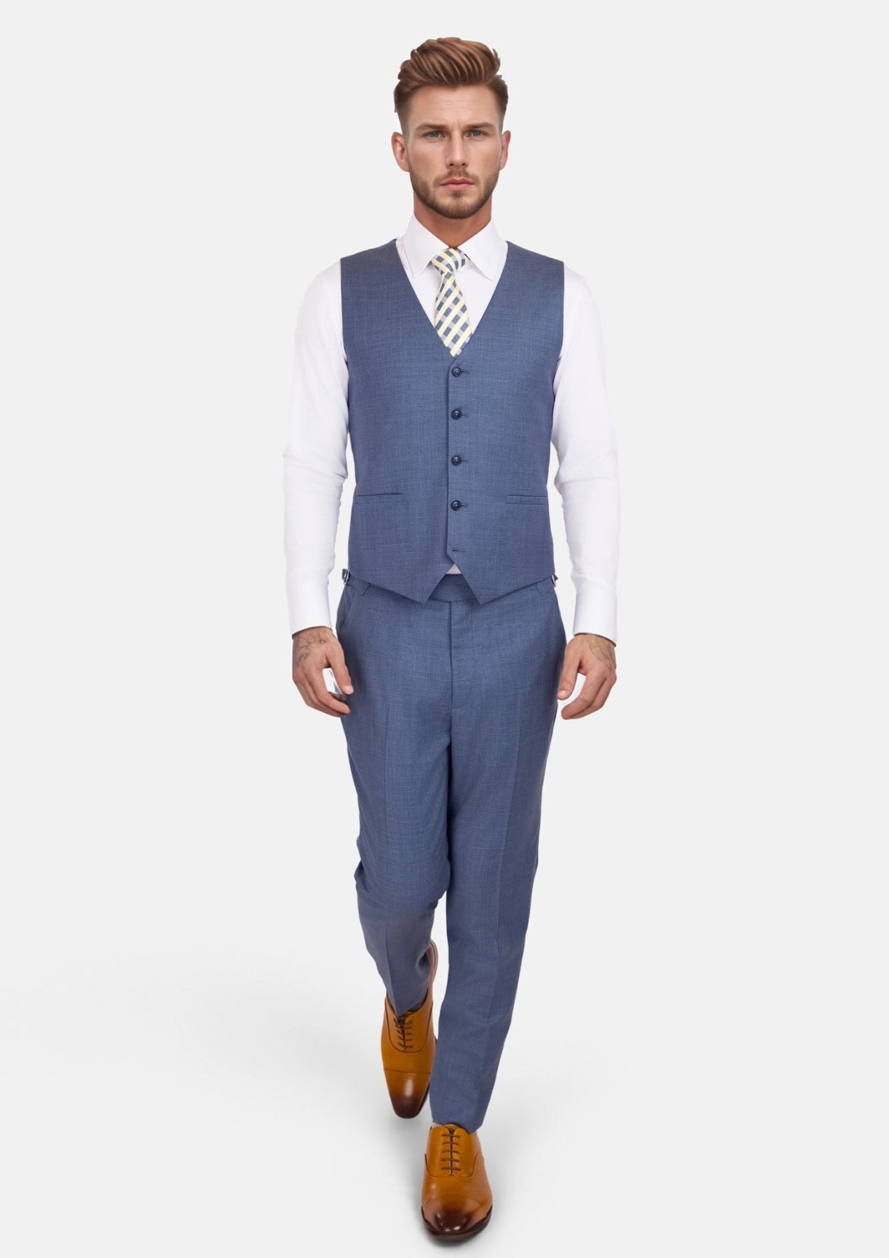 Philly Blue Vest - SARTORO
