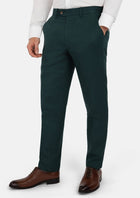Phthalo Green Linen Pants - SARTORO581