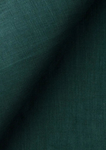 Phthalo Green Linen Vest - SARTORO