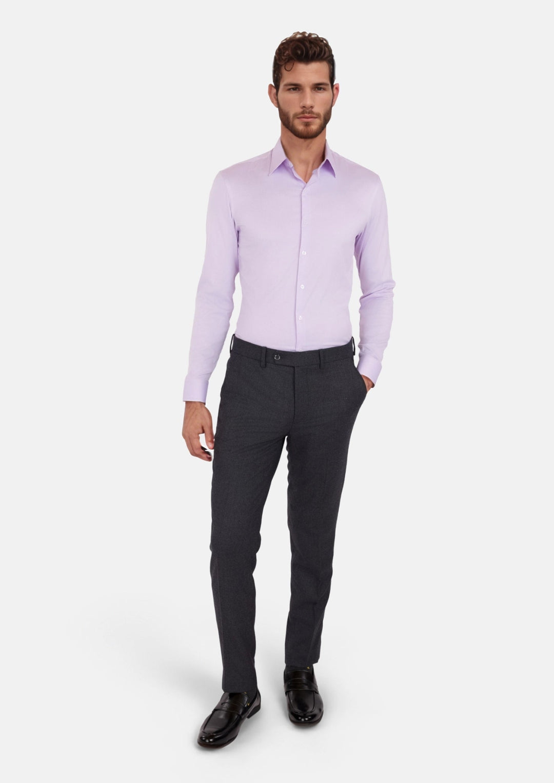 Pink Lavender Ultrasoft Bamboo Shirt - SARTORO