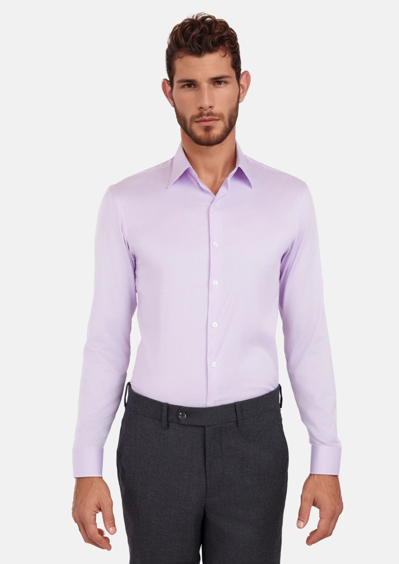 Lavender Dobby Bamboo Shirt