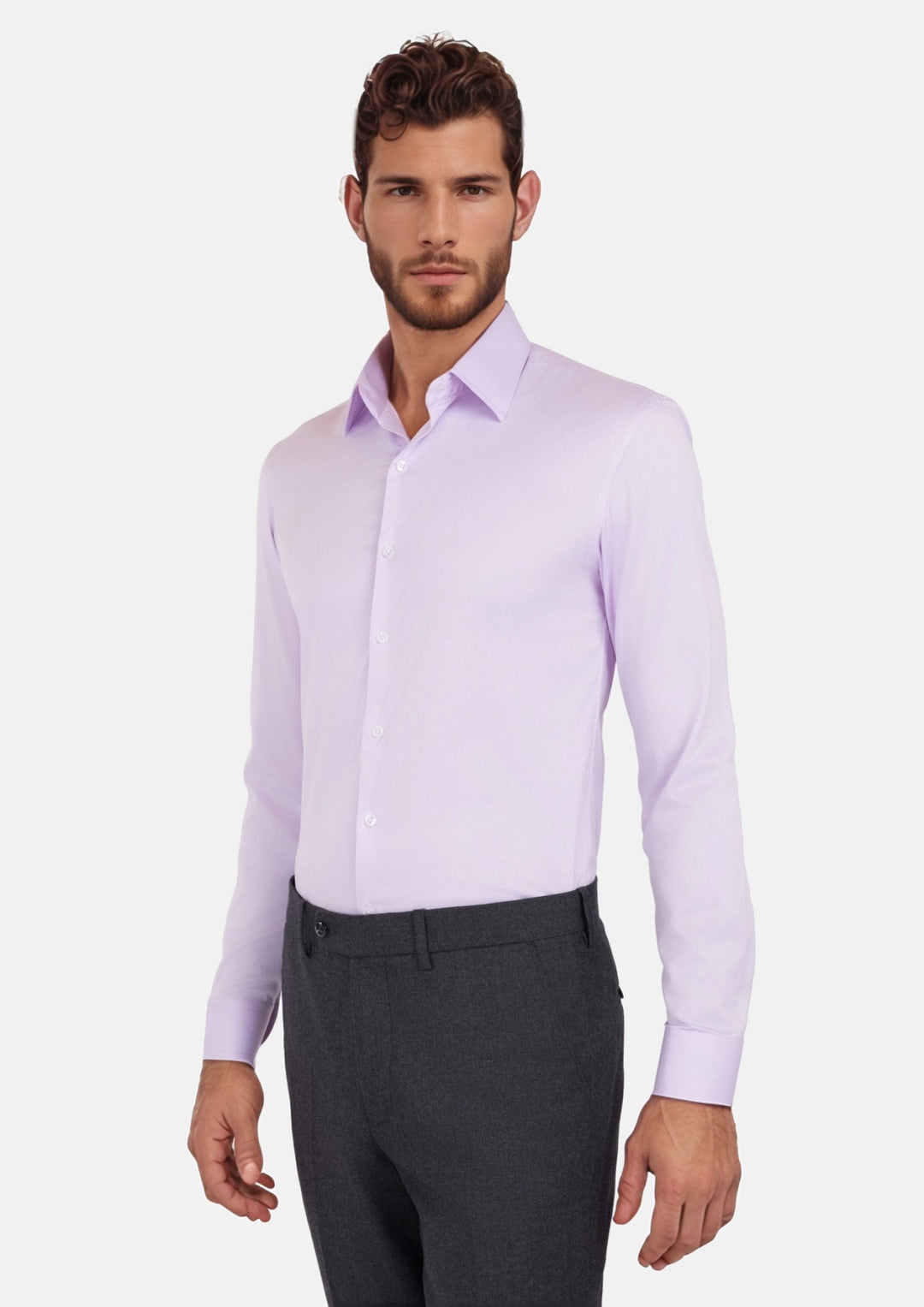 Pink Lavender Ultrasoft Bamboo Shirt - SARTORO