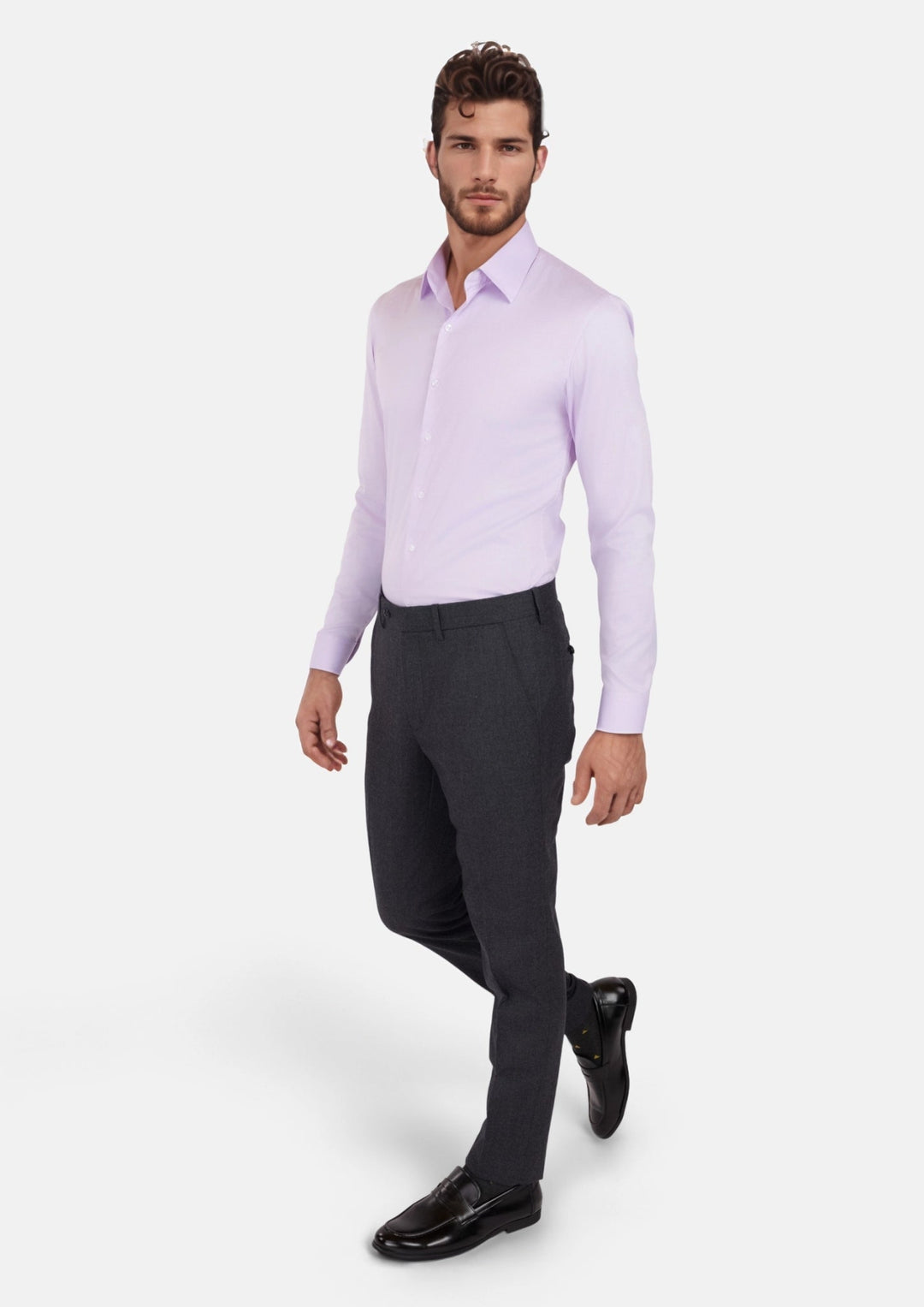 Pink Lavender Ultrasoft Bamboo Shirt - SARTORO