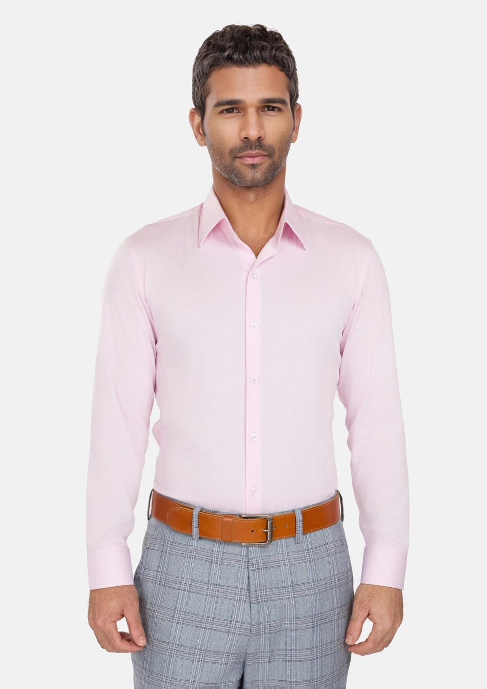Pastel Pink Bamboo Shirt846