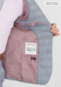 Polo Blue Windowpane Bamboo Suit - SARTORO