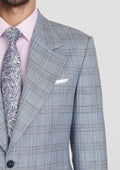 Polo Blue Windowpane Bamboo Suit - SARTORO